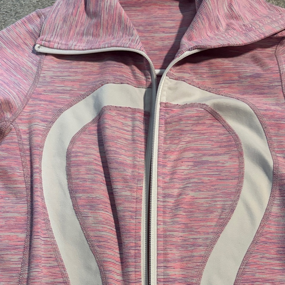lululemon athletica Pink Marled Full-Zip Jacket - Picture 3 of 5